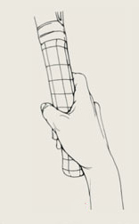 eastern-backhand-grip - types of tennis grips